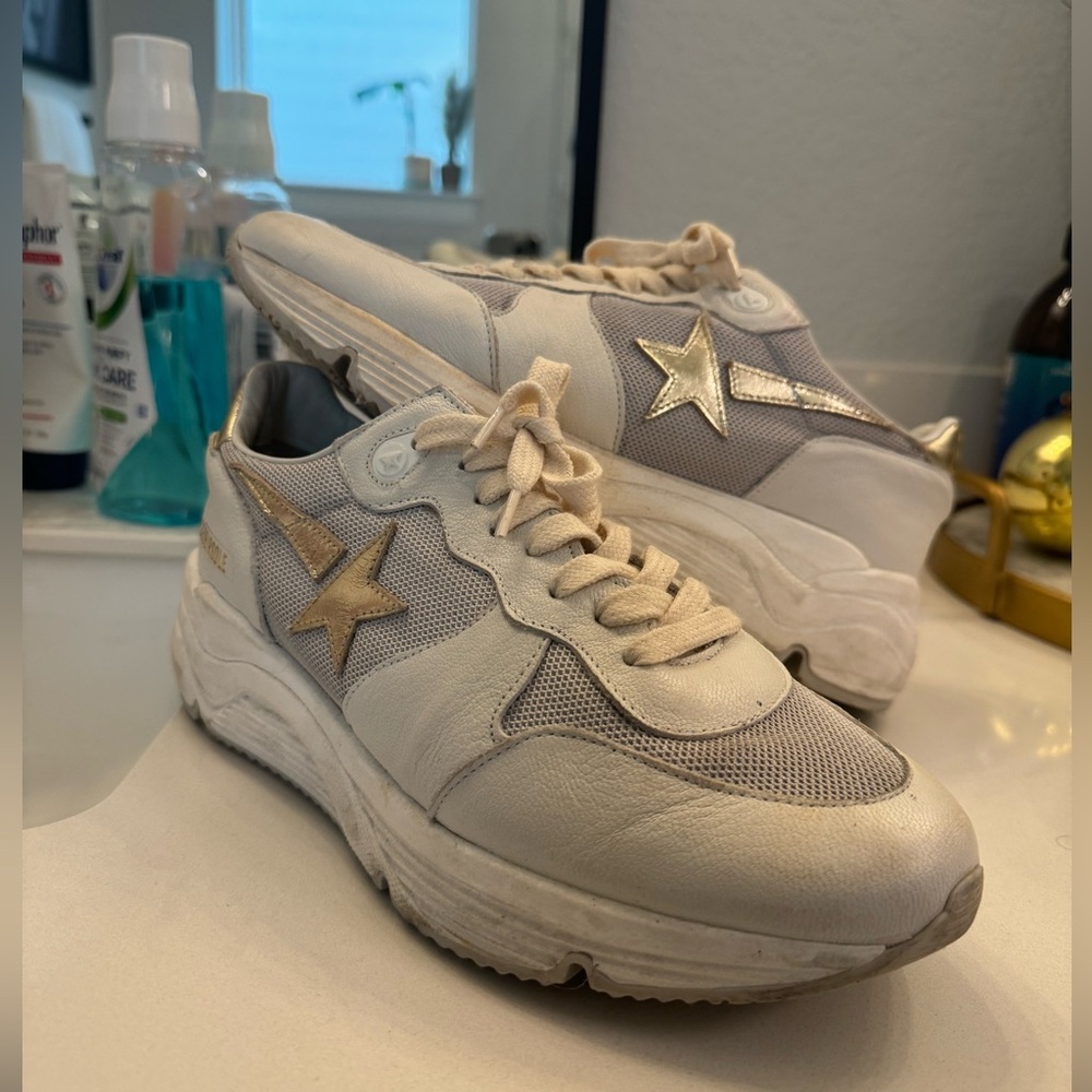 EUC RUNNING SOLE GOLDEN GOOSES